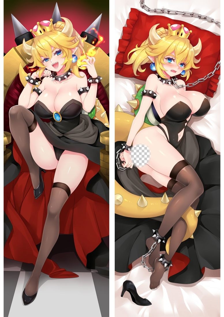 スーパーマリオ クッパ姫（クッパひめ）抱き枕カバー