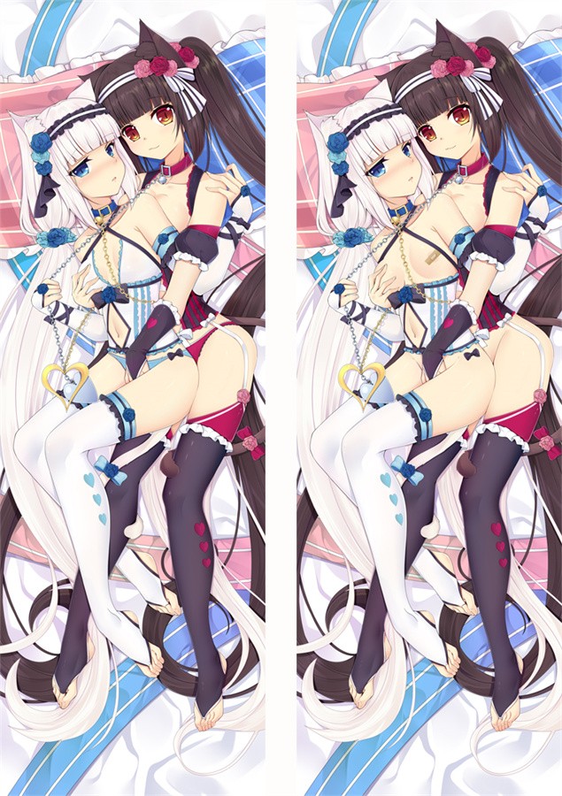 ネコぱら ショコラ & バニラ 抱き枕カバー