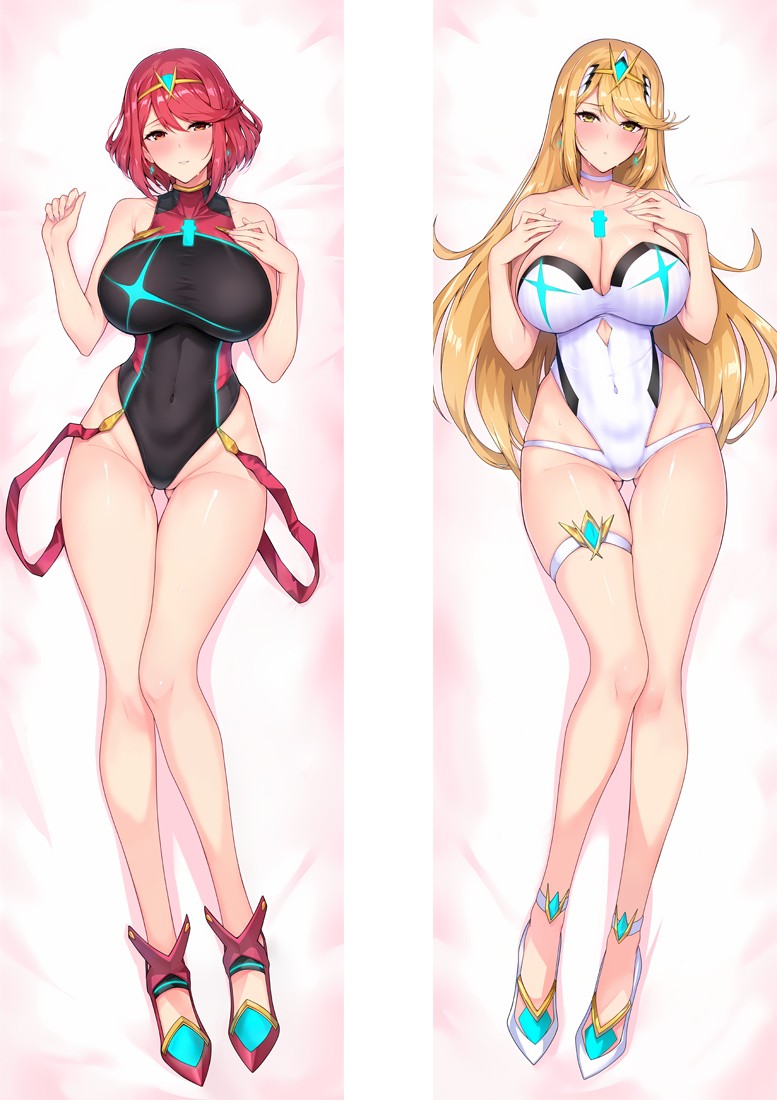 ゼノブレイドXenoblade ホムラ & ヒカリ 抱き枕カバー