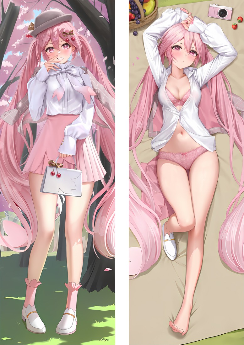 桜ミク 抱き枕カバー