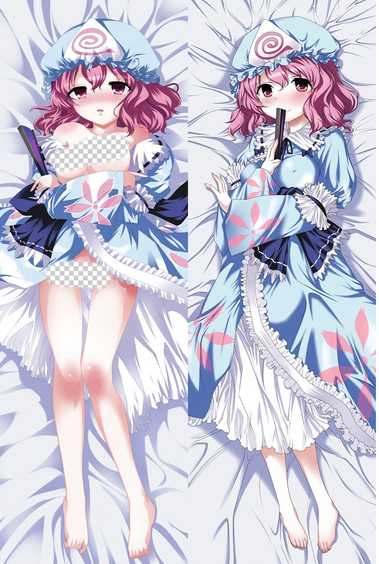 東方プロジェクト 西行寺 幽々子（さいぎょうじ　ゆゆこ）抱き枕カバー