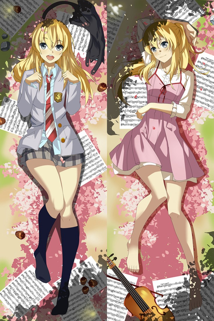 四月は君の嘘 宮園 かをり（みやぞの かをり）抱き枕カバー
