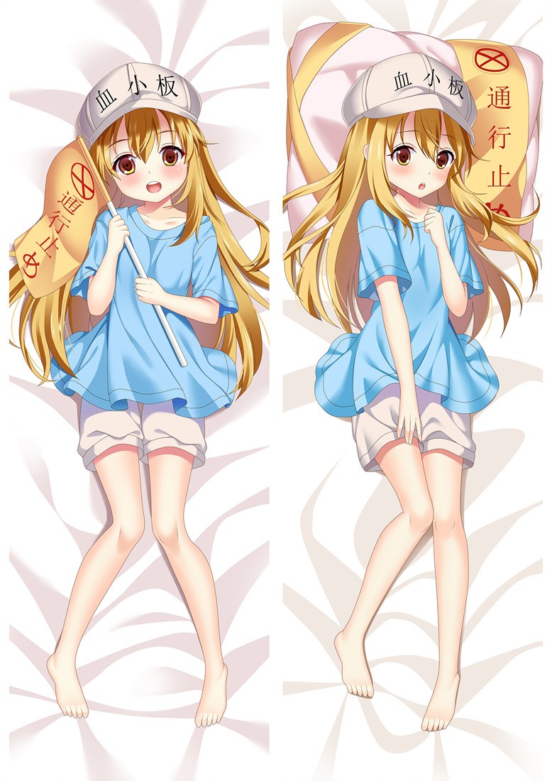 はたらく細胞BLACK 血小板 抱き枕カバー
