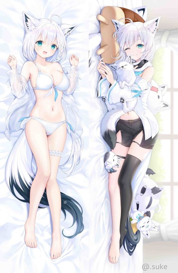 Virtual YouTuber 白上フブキ 抱き枕カバー