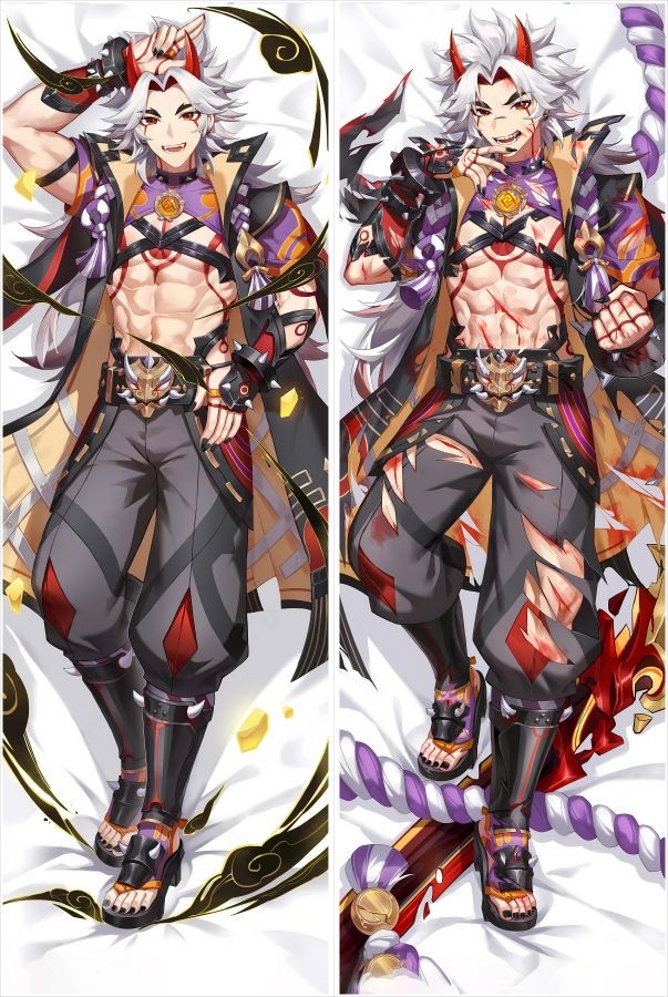 原神げんしんGenshin Impact 荒瀧一斗 抱き枕カバー