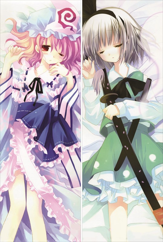 東方Project さいぎょうじゆゆこ & 魂魄妖梦 抱き枕カバー
