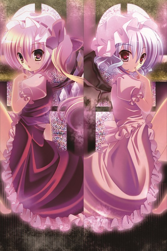 東方Project レミリア・スカーレット & フランドール·スカーレット 抱き枕カバー