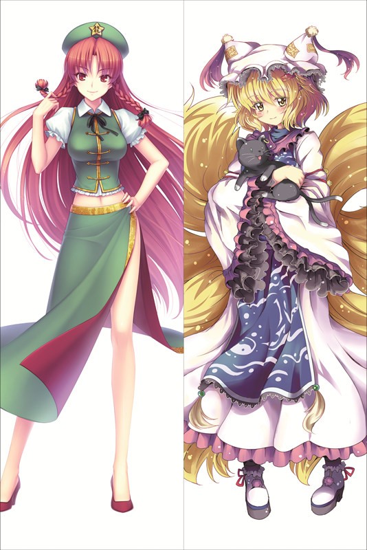 東方Project ホン　メイリン & やくも　らん 抱き枕カバー
