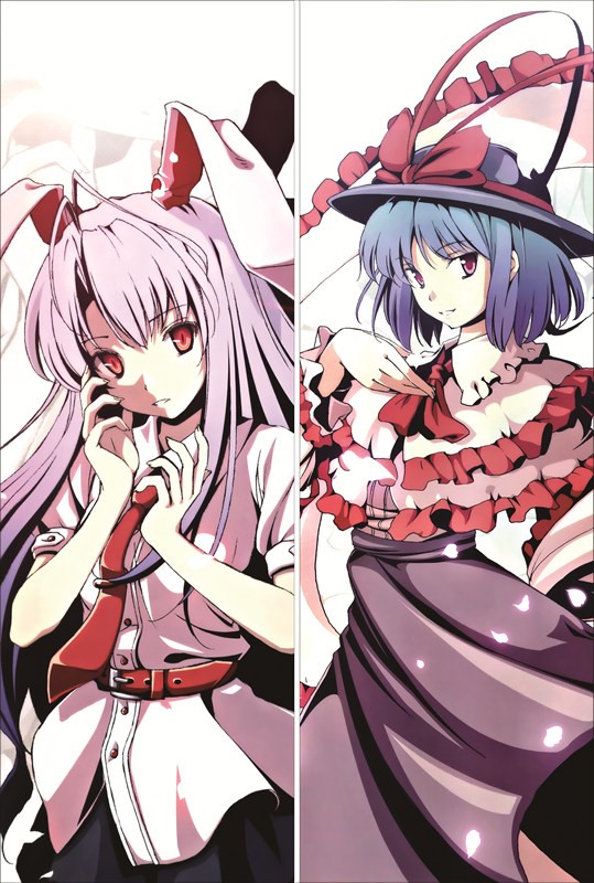 東方Project れいせん·うどんげいん·イナバ & ながえ いく 抱き枕カバー