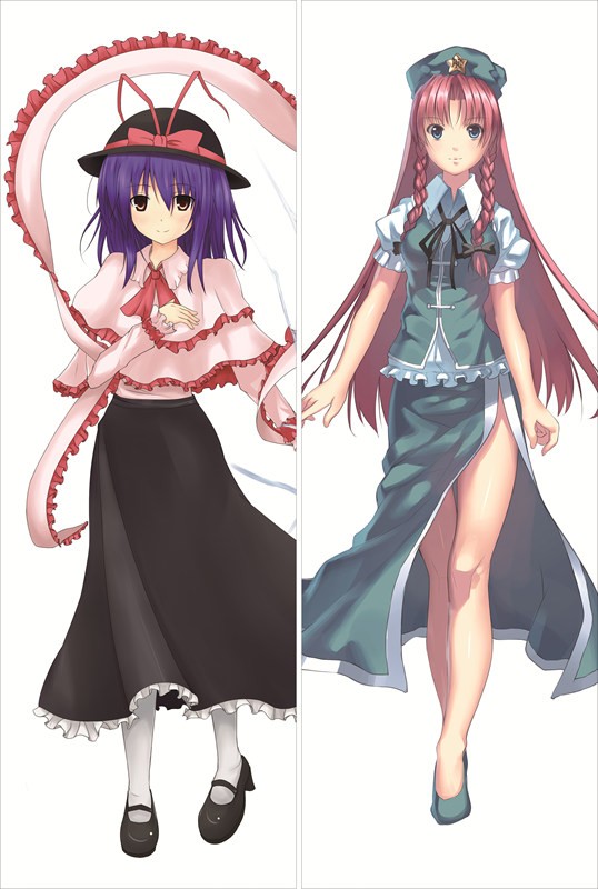 東方Project ながえ いく & ホン　メイリン 抱き枕カバー