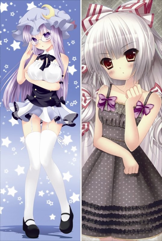 東方Project パチュリー・ノーレッジ & 藤原 妹紅（ふじわら の もこう）抱き枕カバー