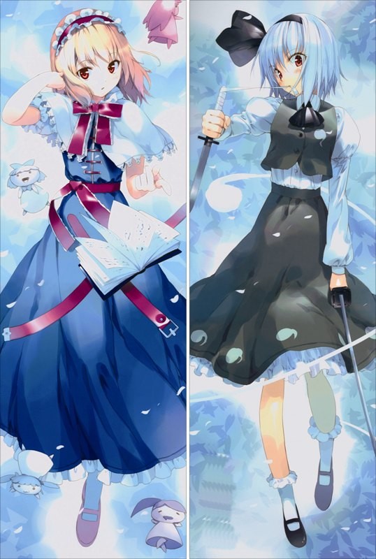 東方Project こんぱく ようむ & アリス・マーガトロイド 抱き枕カバー