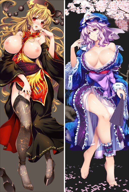 東方Project 西行寺 幽々子（さいぎょうじ　ゆゆこ）抱き枕カバー