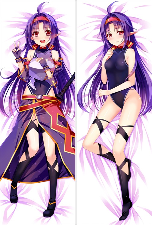 ソードアート・オンライン 紺野木綿季（こんの ゆうき）& 有纪（ユウキ）抱き枕カバー