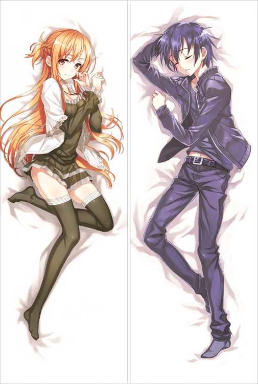 ソードアート・オンライン 結城明日奈／ゆうきあすな & 桐ヶ谷 和人（きりがや かずと）抱き枕カバー