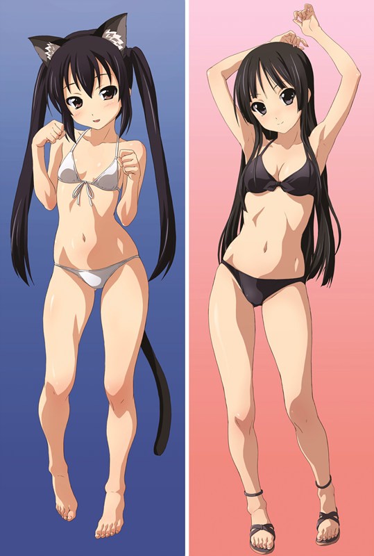 けいおん! K-ON!  秋山 澪（あきやま みお）抱き枕カバー