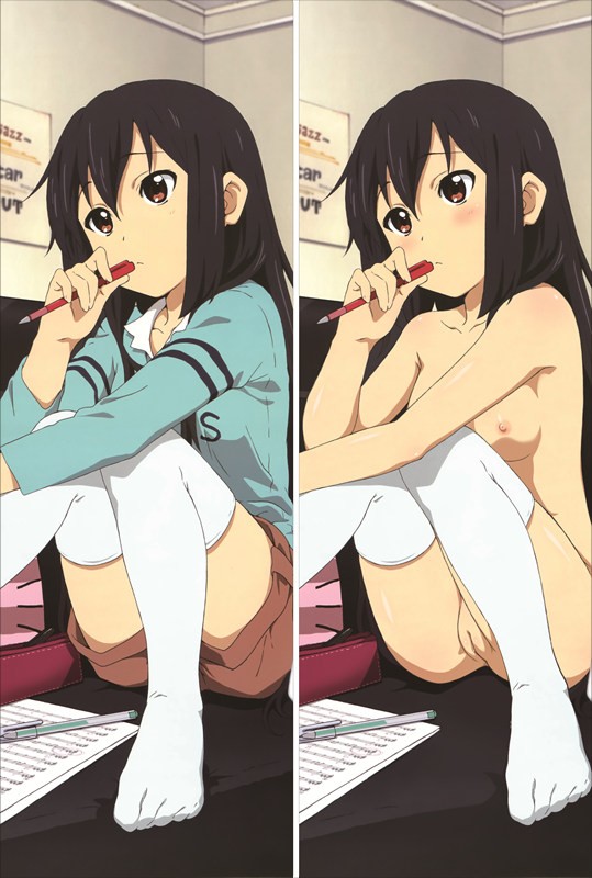 けいおん! K-ON!  秋山 澪（あきやま みお）抱き枕カバー