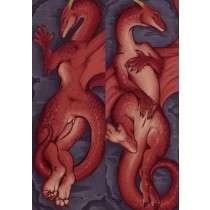 獣人 竜Red Dragon 抱き枕カバー