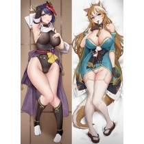 原神(げんしん)Genshin Impact  九条裟羅（くじょうさら）& ゴロー 抱き枕カバー