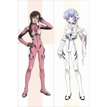 新世紀エヴァンゲリオン 真希波・マリ・イラストリアス & 綾波レイ（あやなみ レイ）抱き枕カバー